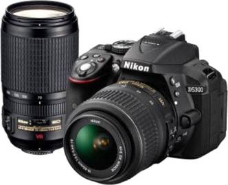 Nikon D5300 DSLR with 18-55mm and AF-P DX NIKKOR 70-300mm Lens