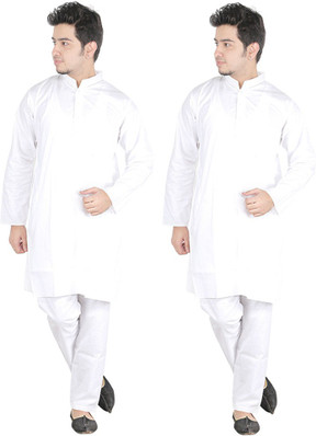 White Kurta Pajama - Upto 50% to 80 