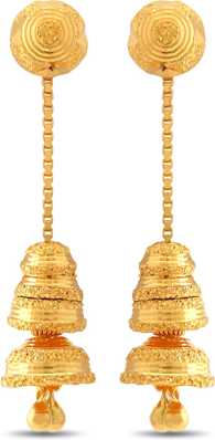 Gold Earrings Best Fancy Latest Gold Earring Designs Gold Ear Tops For Women Online On Flipkart