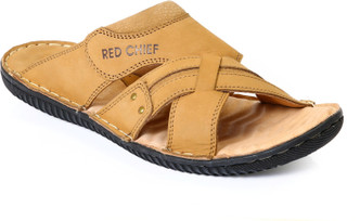 redchief men's leather slippers