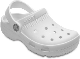 childrens white crocs