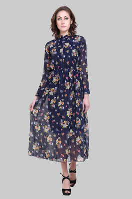 flipkart womens long frocks