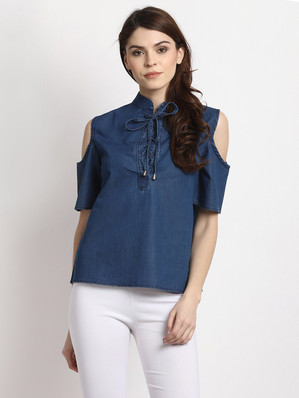 jean tops for ladies flipkart