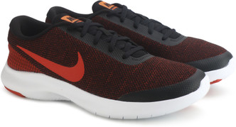nike red colour sports shoes