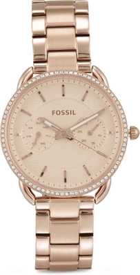 Fossil Rose Gold Watches Buy Fossil Rose Gold Watches Online At Best Prices In India Flipkart Com