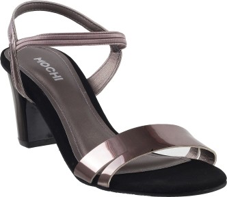 Bally Leather Sandals in Light Grey Grey Womens Shoes Heels Sandal heels 