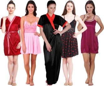 flipkart satin nighty