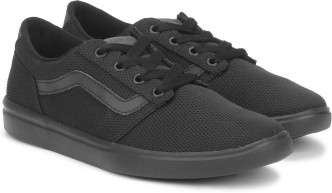 vans shoes in black