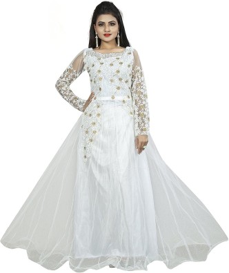 flipkart long frock suits