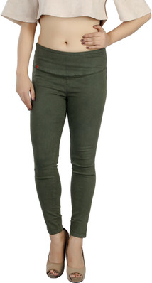 light green jeggings