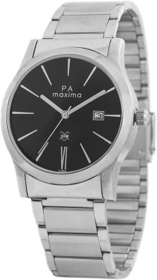maxima watches with day and date