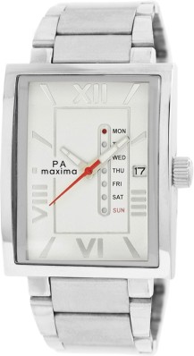 maxima watches with day and date