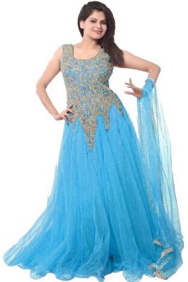 flipkart long frock suits