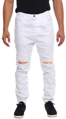 knee cut jeans mens