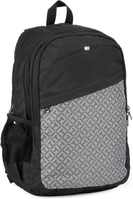 tommy hilfiger white polyester college bags backpacks
