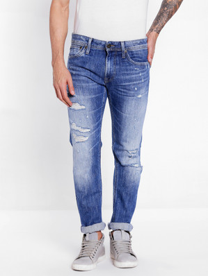 jack and jones damage jeans