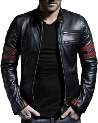 Black Leather Jacket - Buy Black 