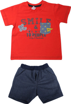 Baby Girl Cotton Shorts with Tie Belt in Coral or Blue size 18-24 months