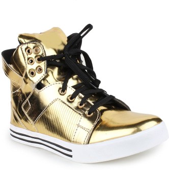 gold shoes