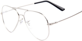 transparent white sunglasses