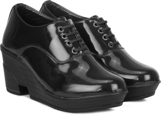 polishable black shoes womens