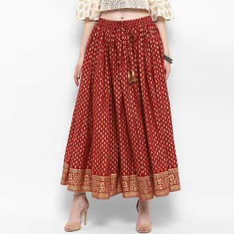 red skirt online india