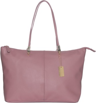 caprese pink solid handheld bag