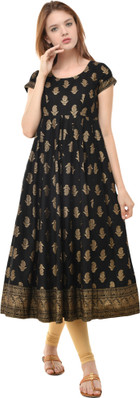 black anarkali kurtis