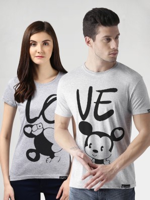 couple t shirts online myntra