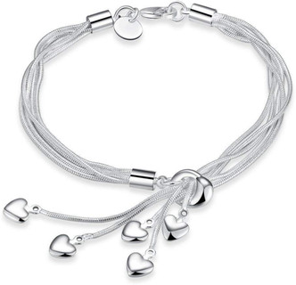 I J ewels Traditional Silver Plated Bangles for Women ADB153