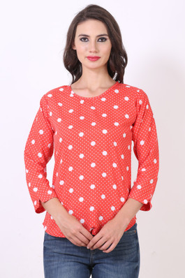 polka dots tops flipkart