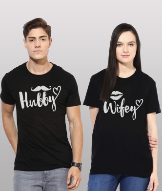 couple t shirt and dress