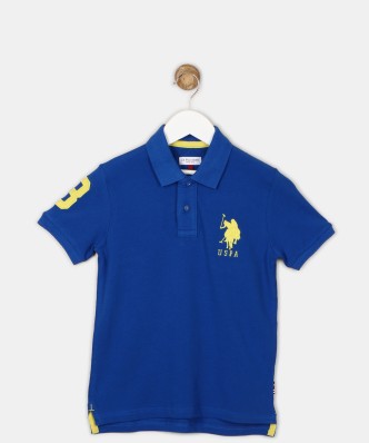 skechers polo shirt kids blue