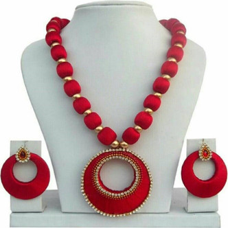 Silk Thread Necklaces - Buy Silk Thread 