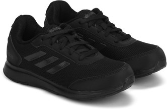 plain black adidas shoes