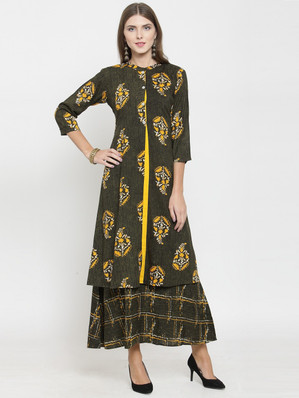flipkart layered kurtis