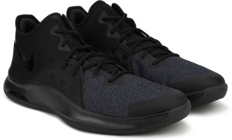 all black basketball sneakers