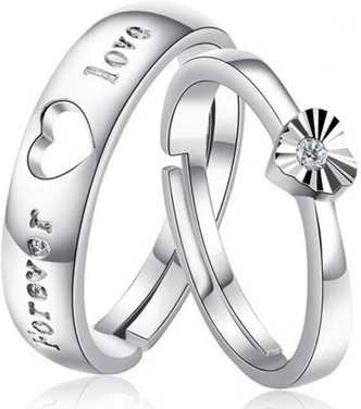 Love Couple Rings Buy Fancy Love Rings Designs Online At Best