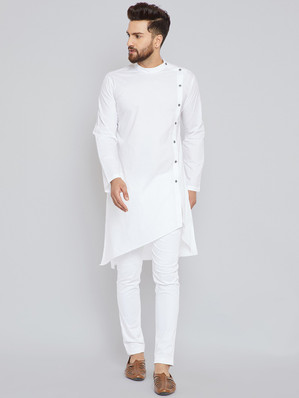 white kurta pajama ki design