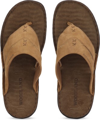 woodland leather chappal