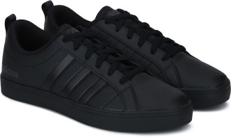 adidas black casual shoes