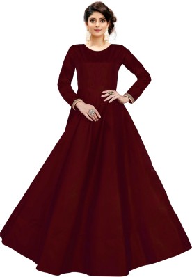 flipkart long frock suits