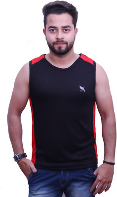 sleeveless t shirts flipkart