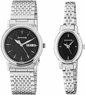 Branded Couple Watches Under 2000 Sonata Couple Watches - Buy Sonata Couple Watches online at Best Prices in India | Flipkart.com