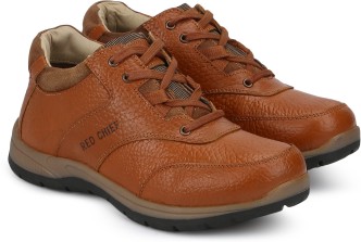 redchief men's leather casual shoes