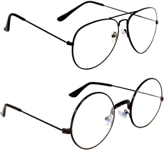 aviator plain glass