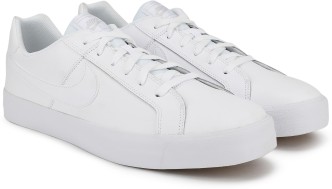 plain white nike sneakers