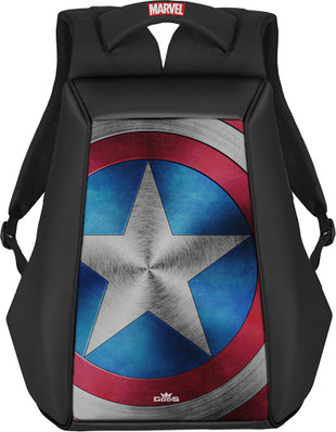 Marvel Captain America Boys Backpack Bookbag 15 inch Diagonal NWT