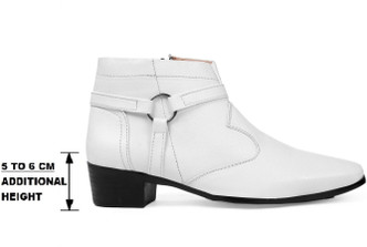 white shoes leather