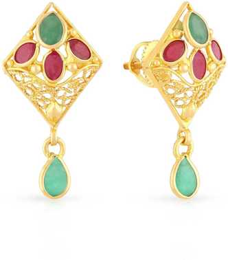 Malabar Gold And Diamonds Earrings Malabar Gold And Diamonds Earrings